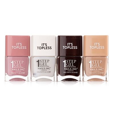 NAILS.INC® It's Topless 1-Step Gel Nagellack-Set 4x14ml