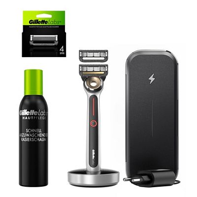GILLETTE Labs® Heated Razor Nassrasierer mit beheizbaren Klingen im großen Set 8700216742603