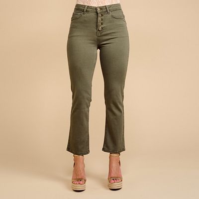 Thumbnail - SCHIFFHAUER MUNICH® Jeans, 7/8 Länge Happiness mit Schmuckknöpfen schmales Bein