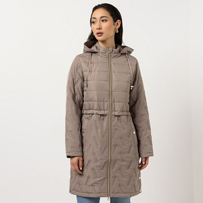 STEFFEN SCHRAUT Steppmantel abzippbare Kapuze 2-Wege Reißverschluss figurumspielend