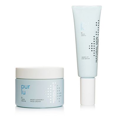 pur lu by frauke ludowig Natural Skin Hydration 24H Creme 100ml,Augenserum 50ml