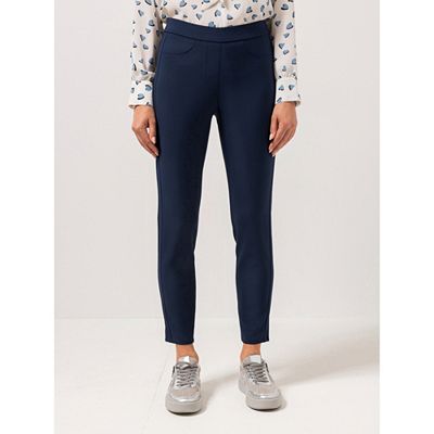 STEFFEN SCHRAUT Jeggings London knöchellang Galon-Streifen schmales Bein