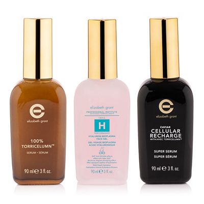 ELIZABETH GRANT 100% Torricelumn™, Professional Bio- Plasma, Caviar Super Serum, 3x 90ml