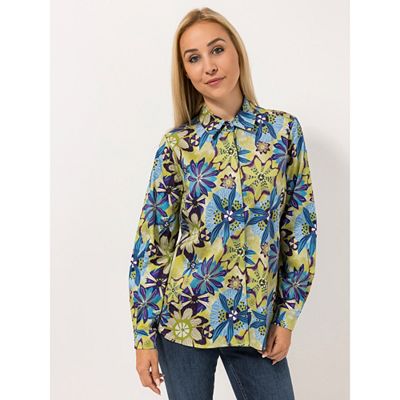 DAWID by Dawid Tomaszewski Bluse, Kragen verdeckte Knopfleiste leger weit