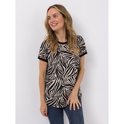 KIM & CO. Shirt, 1/2-Arm Brazil Knit Jersey Kontrast-Details figurumspielend