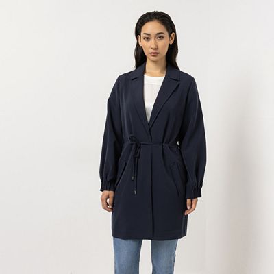 STEFFEN SCHRAUT Mantel Reverskragen Eingrifftaschen leger weit