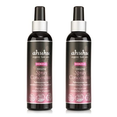 ahuhu organic hair care Keratin Spray Concentrate 2x 200ml