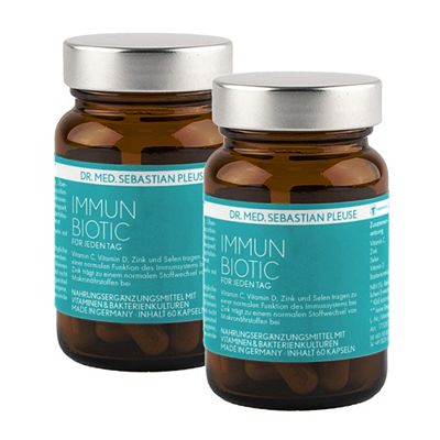 Dr. med. Sebastian Pleuse Immun Biotic 2x 60 Kapseln für 60 Tage