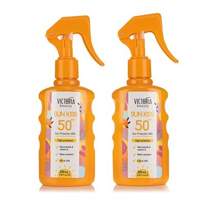 Victoria Beauty Sun Protection Milk mit SPF 50 2x 200ml