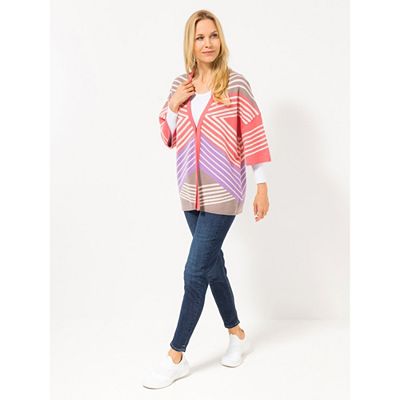 Thumbnail - DAWID by Dawid Tomaszewski Cardigan, 3/4 Arm V-Ausschnitt oversize