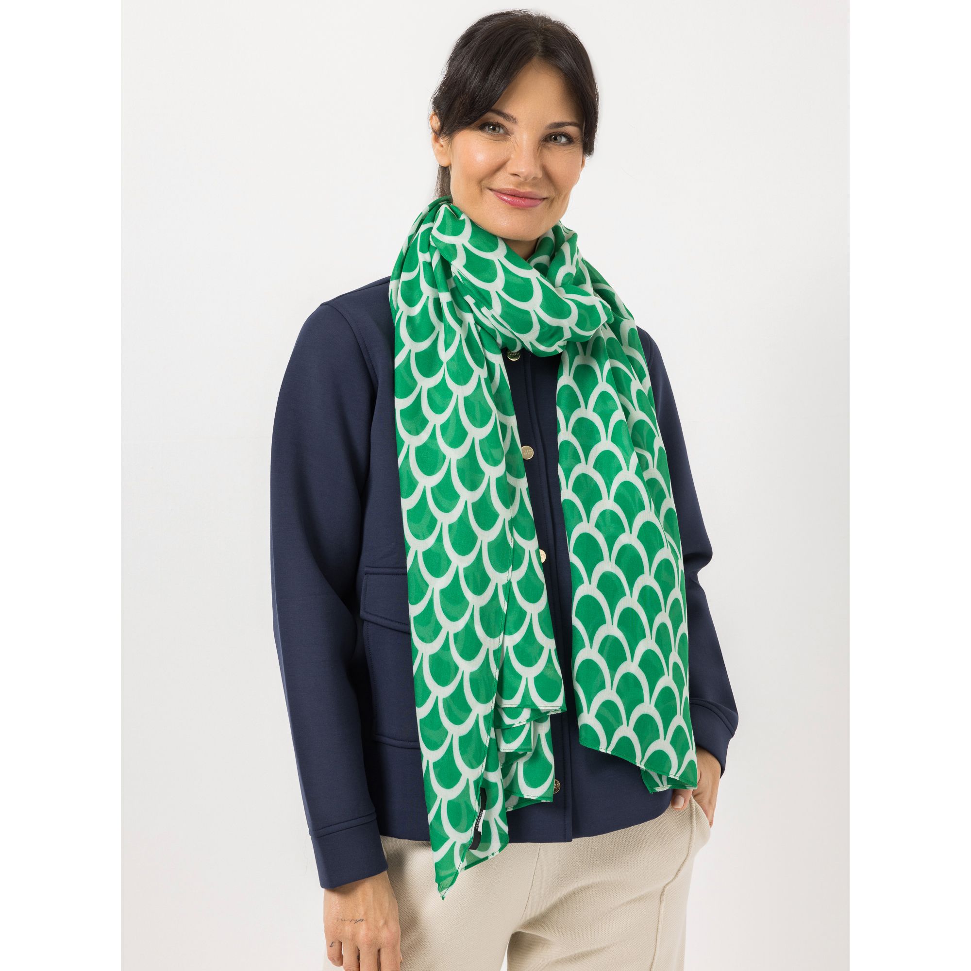 STEFFEN SCHRAUT Tuch Biarritz Allover-Druck aus ECOVERO Viskose ca. 100x200cm