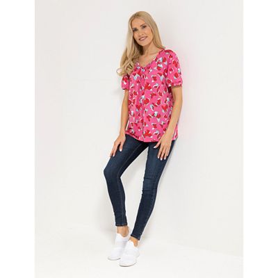 KIM & CO. Shirt, 1/2-Arm Brazil Knit Jersey V-Ausschnitt figurumspielend