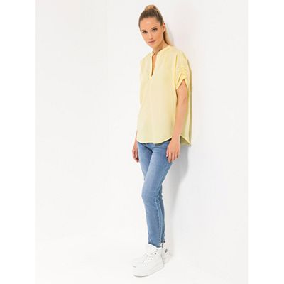 Thumbnail - STEFFEN SCHRAUT Bluse, 1/2-Arm Lyocell Serafino-Ausschnitt leger weit