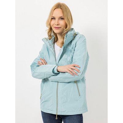 DAWID by Dawid Tomaszewski Outdoorjacke, Kapuze Strickkragen figurumspielend