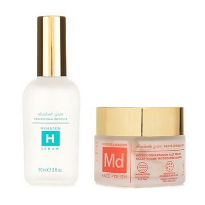 ELIZABETH GRANT Professional Institute Peeling 100ml Hyaluron Serum 90ml