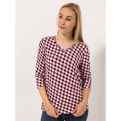 Thumbnail - DAWID by Dawid Tomaszewski Shirt, V-Ausschnitt Strassdetails figurumspielend