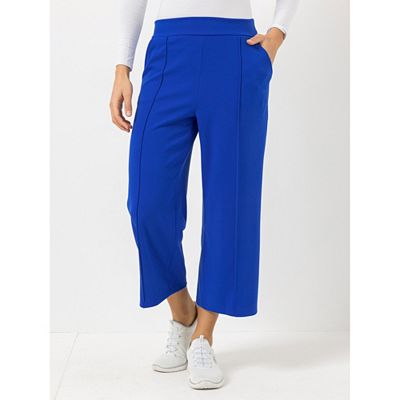 KIM & CO. Hose, Culotte-Stil Ponti Crepe Jersey 2 Eingrifftaschen weites Bein