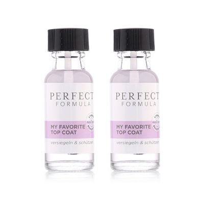 PERFECT FORMULA Topcoat Überlack versiegelt & schützt, 2x 18ml