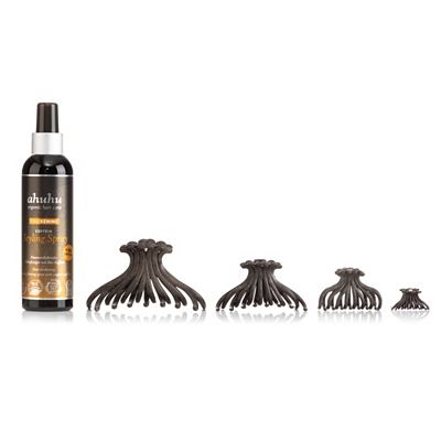 ahuhu organic hair care Coffein Styling Spray 200ml & 4xHairclips