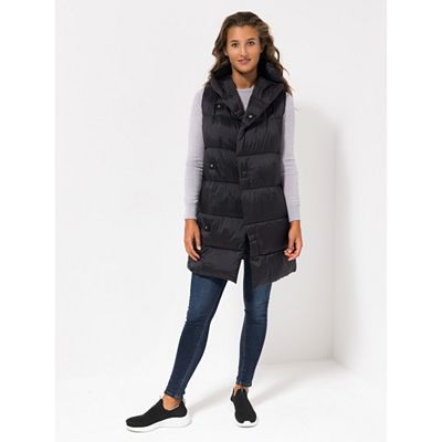 ANNI FOR FRIENDS Steppweste Kapuze Seitennahtschlitze figurumspielend