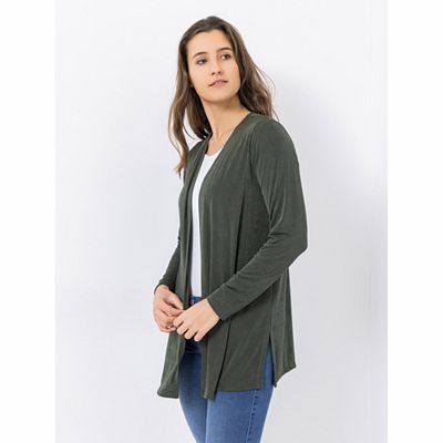 Thumbnail - KIM & CO. Cardigan, Langarm Slinky Jersey Seitenschlitze figurumspielend