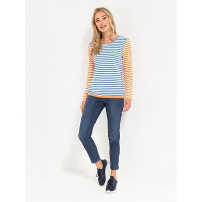 Thumbnail - STRANDFEIN Shirt, 1/1-Arm multicolor gestreift mit ECOVERO Viskose OEKO-TEX®