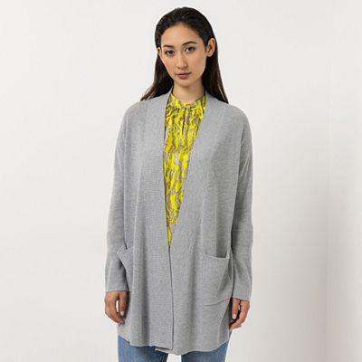 Thumbnail - STEFFEN SCHRAUT Longcardigan offene Front aufgesetzte Taschen leger weit