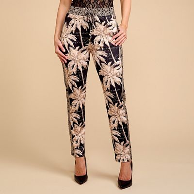 SCHIFFHAUER MUNICH® Hose, knöchellang Rundumdehnbund Tunnelzug gerades Bein