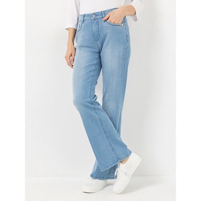 STRANDFEIN Jeanshose lange Form OEKO-TEX®Standard 100 Bootcut