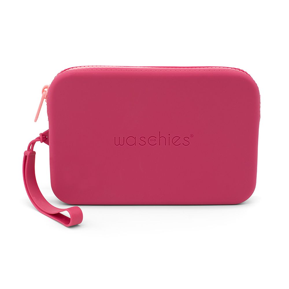 WASCHIES® Travel Bag berry zur Aufbewahrung von Waschies & Kosmetik ca. 19x12x2,5cm