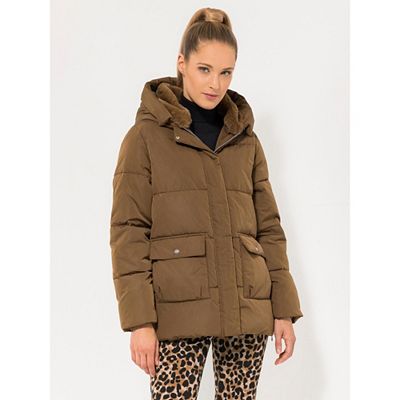 STEFFEN SCHRAUT Steppjacke 2-Wege-Reißverschluss Logo-Druck figurumspielend