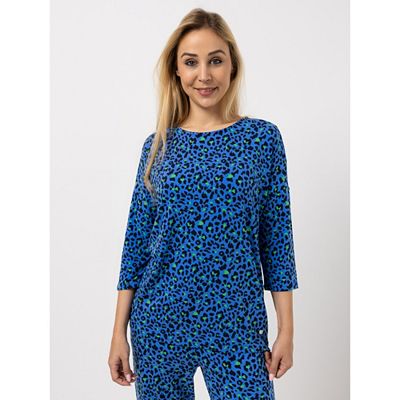 Thumbnail - EVA LUTZ Shirt, 3/4-Arm Rundhalsausschnit aus ECOVERO Viskose leger weit