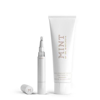 MINT HOLLYWOOD SMILE Zahnpasta & Whitening Pen mit aufhellender Wirkung