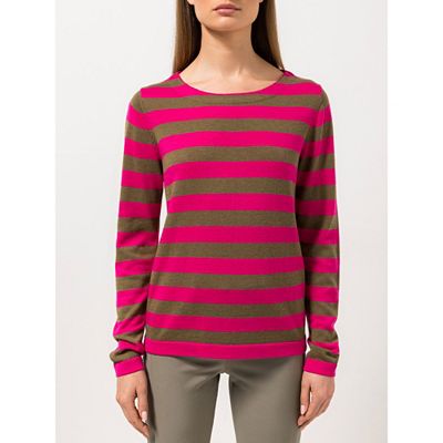 STEFFEN SCHRAUT Pullover Rundhalsausschnitt gestreift figurumspielend