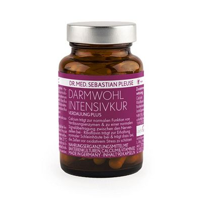 Dr. med. Sebastian Pleuse Darmwohl Intensivkur mit LactoSpore® 90 Stück für 30 Tage