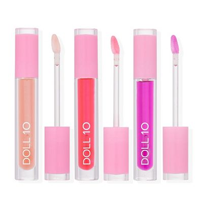 DOLL 10 BEAUTY Perfect Pout Plumping Lip Oil Set 3x 3,4ml