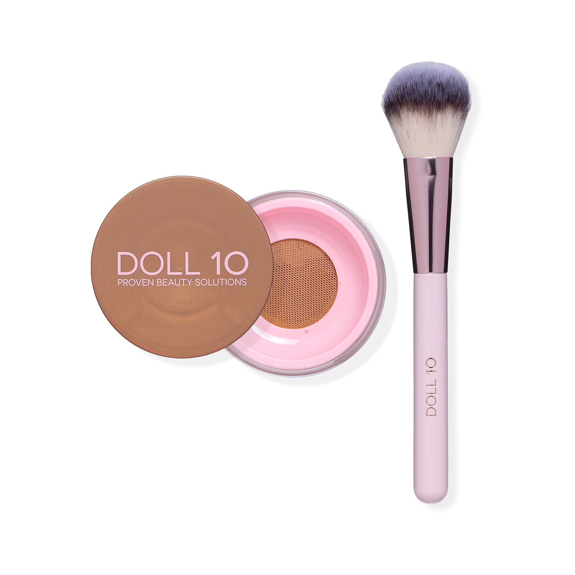 DOLL 10 BEAUTY Skin™ Warming Filter Powder 6g mit Pinsel