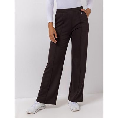 EVA LUTZ Hose Rundumdehnbund mit Biese weites Bein