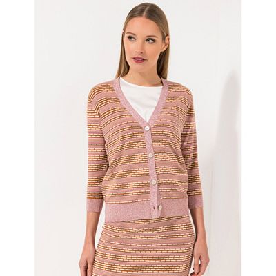 STEFFEN SCHRAUT Cardigan, 3/4-Arm V-Ausschnitt durchgeknöpft figurumspielend