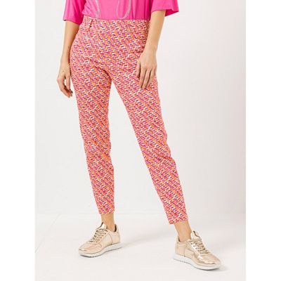 STEFFEN SCHRAUT Jeggings knöchellang Allover-Druck sehr schmales Bein