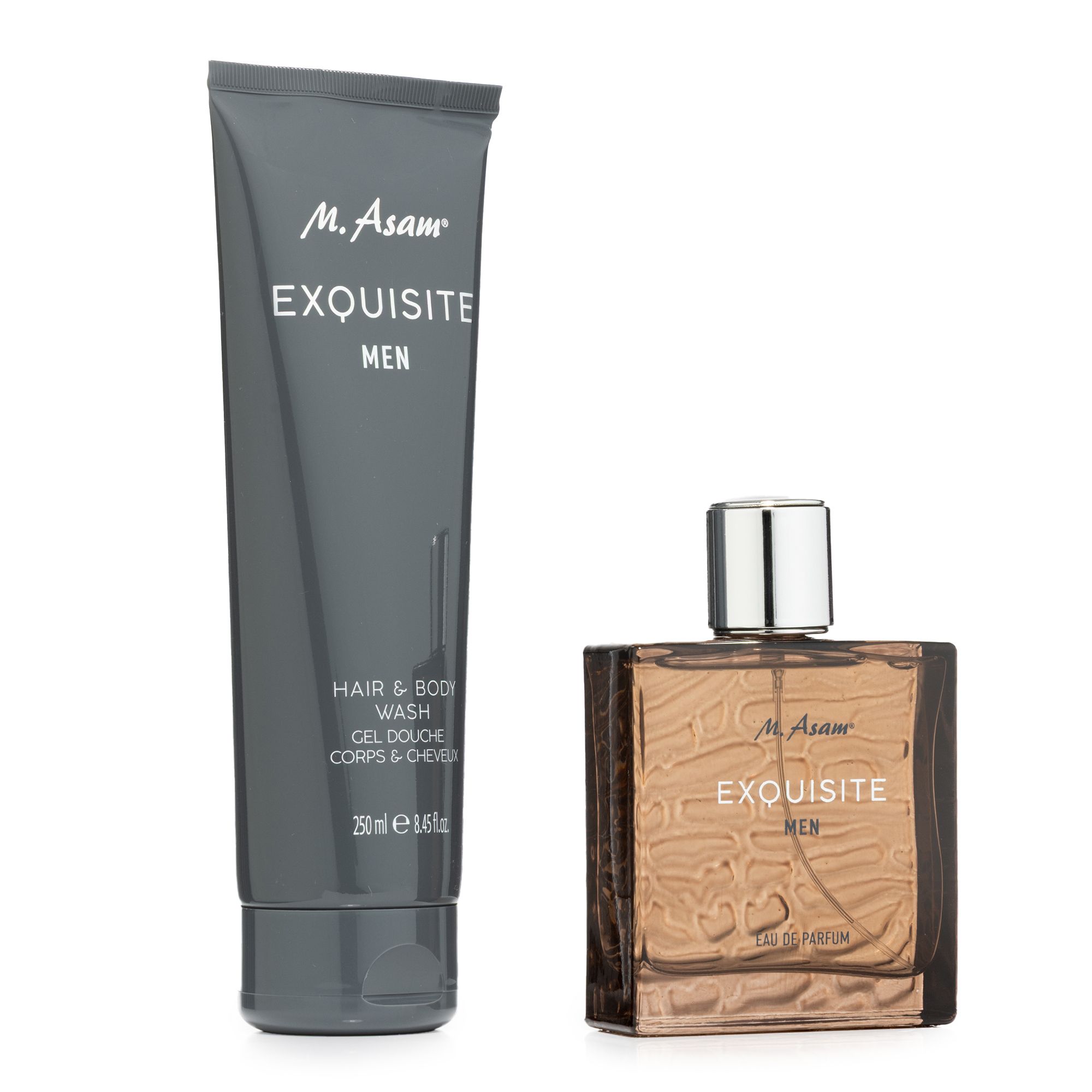 M.ASAM® Exquisite for Men Eau de Parfum 100ml, Hair & Body Wash 250ml