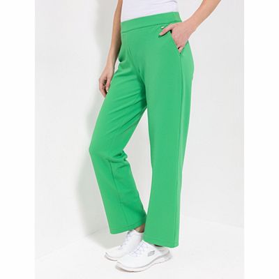 Thumbnail - EVA LUTZ Hose, lange Form elastisches Material Eingrifftaschen weites Bein