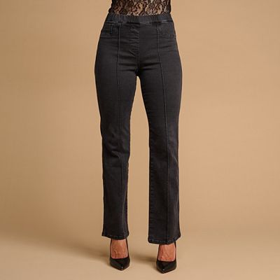 Thumbnail - SCHIFFHAUER MUNICH® Jeans France Rundumdehnbund Eingrifftaschen weites Bein