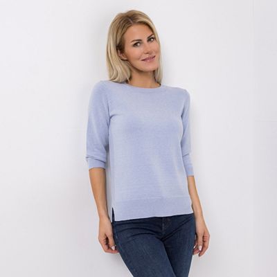 Thumbnail - DAWID by Dawid Tomaszewski Pullover, 3/4-Arm Rippbund-Abschlüsse figurumspielend