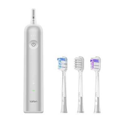 LAIFEN Wave Aluminium elekt. Zahnbürste mit Oszillation+Schall wasserdicht nach IPX7