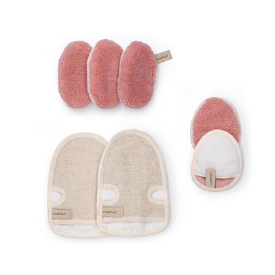 Thumbnail - WASCHIES® Wellbeing-Set Blush Waschies + Augenpads + Massagehandschuhe, 7tlg.