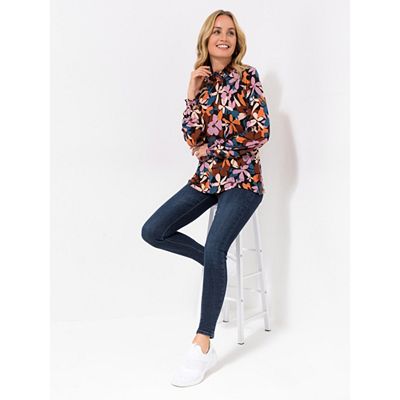 Thumbnail - KIM & CO. Shirt, Langarm Brazil Knit Jersey Stehkragen figurumspielend
