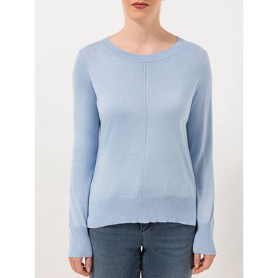 STEFFEN SCHRAUT Pullover Rundhalsausschnitt mit ECOVERO Viskose leger weit