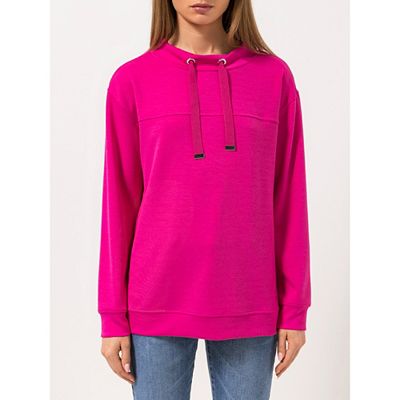 STEFFEN SCHRAUT Scubashirt Stehkragen Logo-Detail leger weit