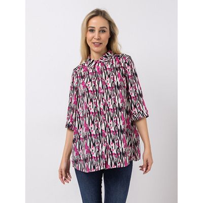 Thumbnail - EVA LUTZ Bluse Luki Kragen Knopfleiste leger weit